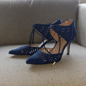 Blue Metaphor Heels